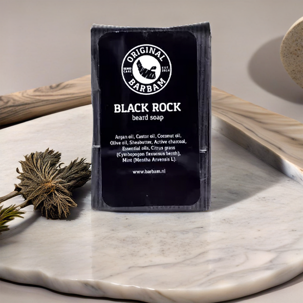 Lemon-Infused Black Rock: Refreshing Beard Wash